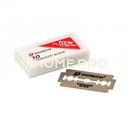 Dorco ST301 Platinum - Cuchillas de afeitar extra de doble filo, 100 unidades, paquete de