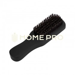 Cepillo de barba con mango de madera, peine de barba de mango largo para hombres, cepillo