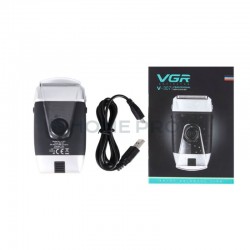 Barbeador VGR V-307 afeitadora eléctrica en seco y húmedo para hombre