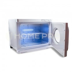 Calienta toallas caliente, con esterilizador UV incorporado, ventana de cristal 23A-1