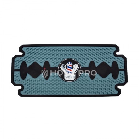 Tapete Antiderrapante Para Bancada De Barbearia Barbeiro 44 x 19 cm/18,11 x 7,48 pol.
