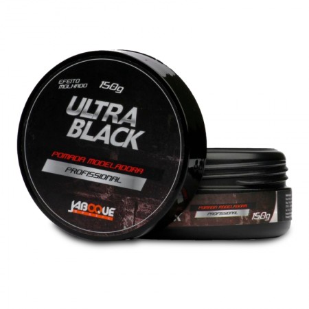 Pomada de peinado Ultra Black 150g (Negro) Jaboque