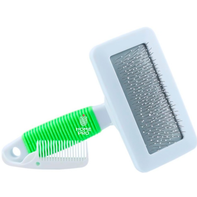 Cepillo de limpieza profesional para perros y gatos - Verde