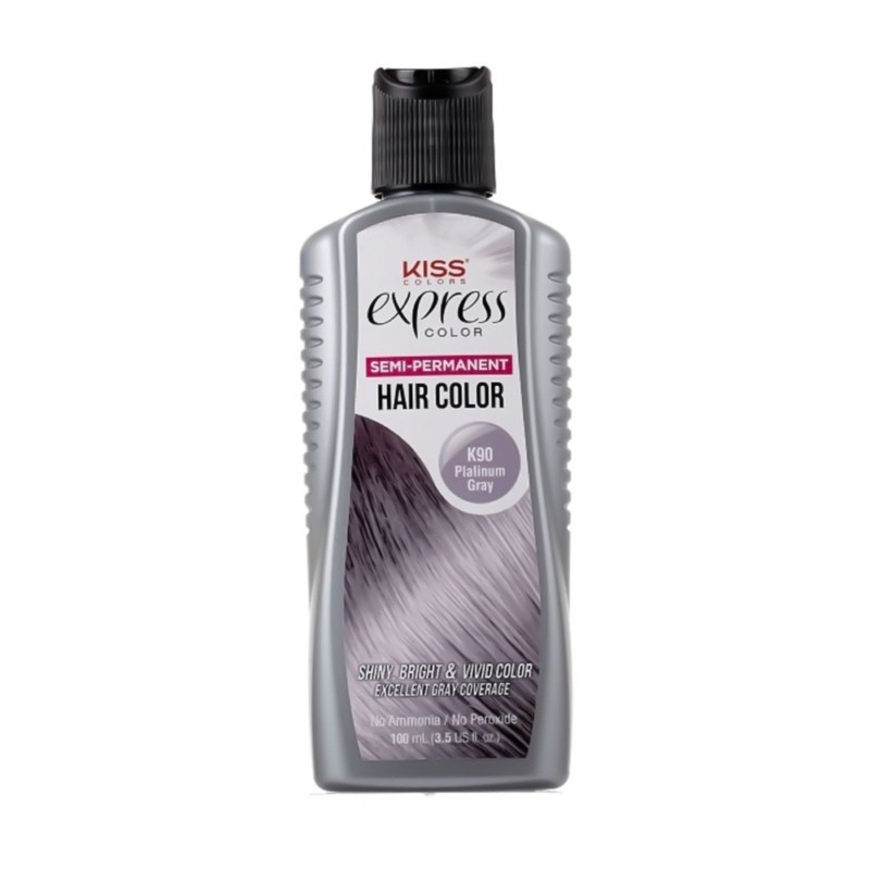 KISS Express Colour K90 Gris Platino tinte semipermanente KISS Express Colour K90 Gris Platino tinte semipermanente