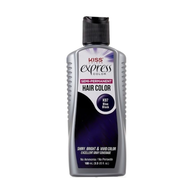 KISS Express Colour K97 Azul Negro tinte semipermanente