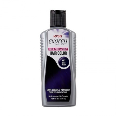 KISS Express Colour K97 Azul Negro tinte semipermanente