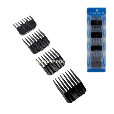 Conjunto de 4 pentes universal Máquina de cortar cabelo