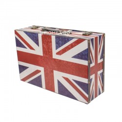 Maletín de peluquería profesional con bandera inglesa impresa