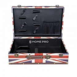Maleta Barbeiro Profissional Estampa Bandeira Da Inglaterra