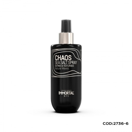 SPRAY CAPILAR TEXTURIZADOR IMMORTAL CHAOS PRETO