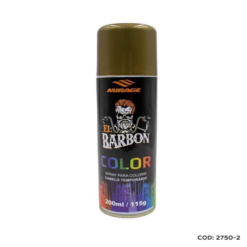 Coloración temporal en spray Color Barbon Dorado - MIRAGE