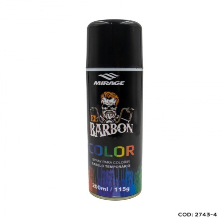 Coloración temporal en spray Color Barbon Negro - MIRAGE