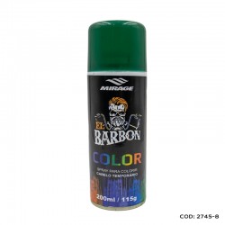 Spray Para Colorir Cabelo Temporário Color Barbon Verde - MIRAGE