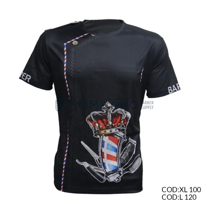 CAMISETA DE BARBEIRO TAMANHO XL