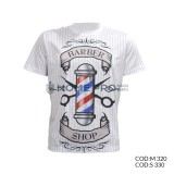 Remera para barbero tamaño m