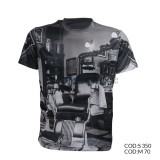 Remera para barbero tamaño p