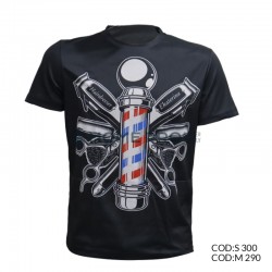 Remera para barbero tamaño m