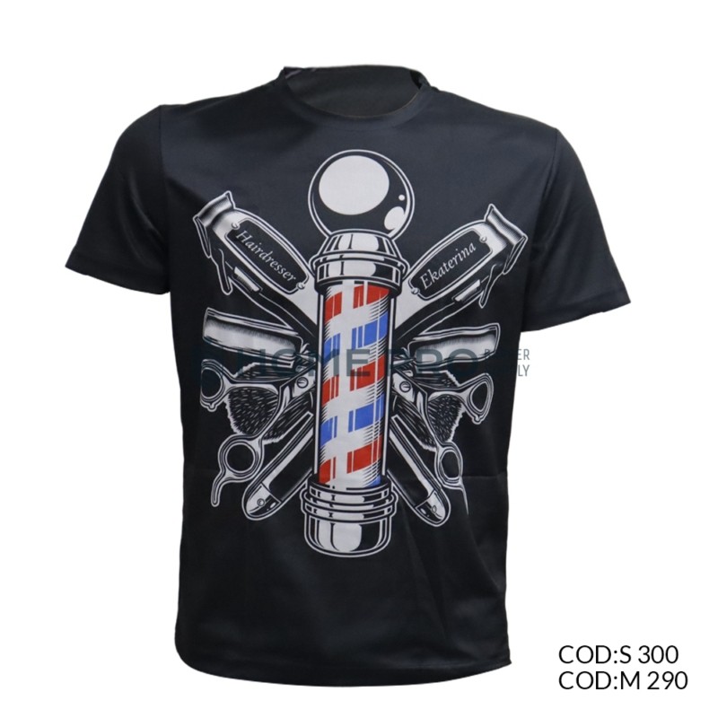 Remera para barbero tamaño m