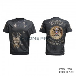 Remera de barberos tamaño l