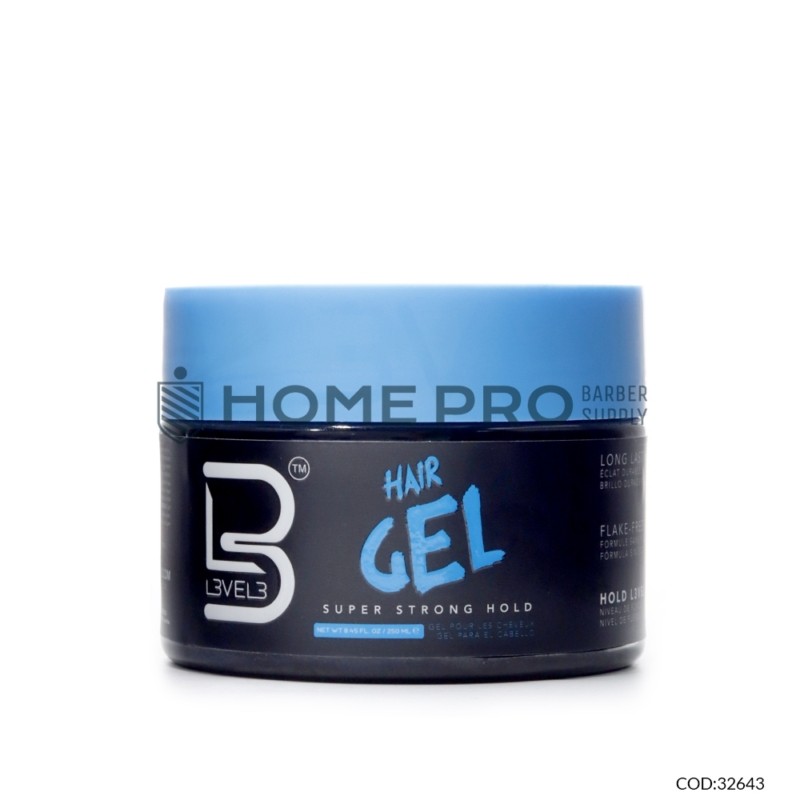 Gel para modelar cabelos L3VEL 3 hair gel 250ml - Azul