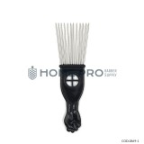 Peine afro metal negro cod 6335