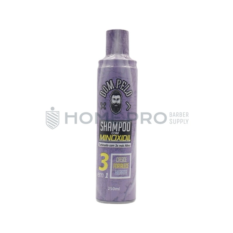Shampoo con minoxidil dom pelo 3 en 1: crece, fortalece e hidrata 250ml