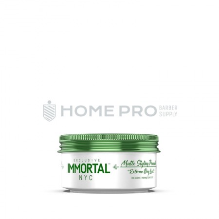 POMADA MATTE IMMORTAL NYC EXCLUSIVE MATTE STYLING POMADE EXTREME DRY LOOK NO SHINE / STRONG FIRM HOLD 150ML