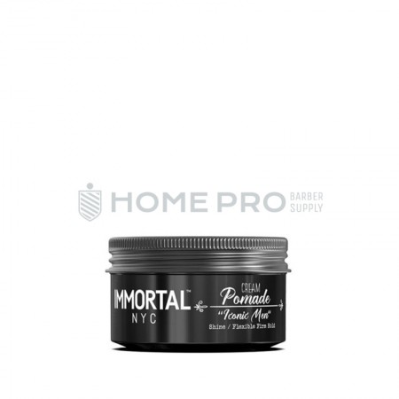POMADA CAPILAR IMMORTAL NYC CREAM POMADE ICONIC MEN SHINE / FLEXIBLE FIRM HOLD 150ML