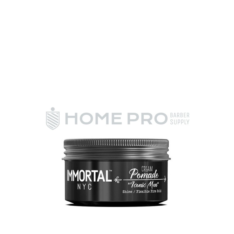 POMADA CAPILAR IMMORTAL NYC CREAM POMADE ICONIC MEN SHINE / FLEXIBLE FIRM HOLD 150ML