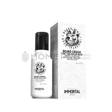 Immortal Crema para barba Beard King 100ml - Blanco