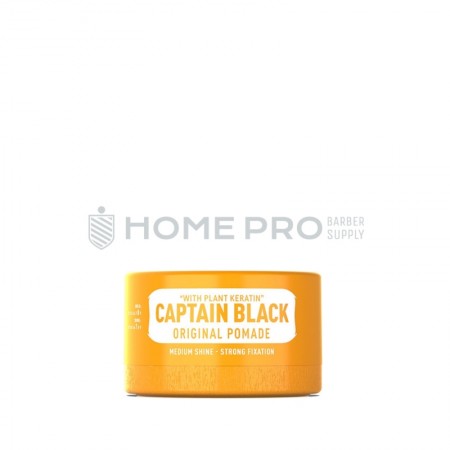 POMADA CAPILAR IMMORTAL NYC CAPTAIN BLACK ORIGINAL POMADE WITH PLANT KERATIN MEDIUM SHINE / STRONG FIXATION 150ML