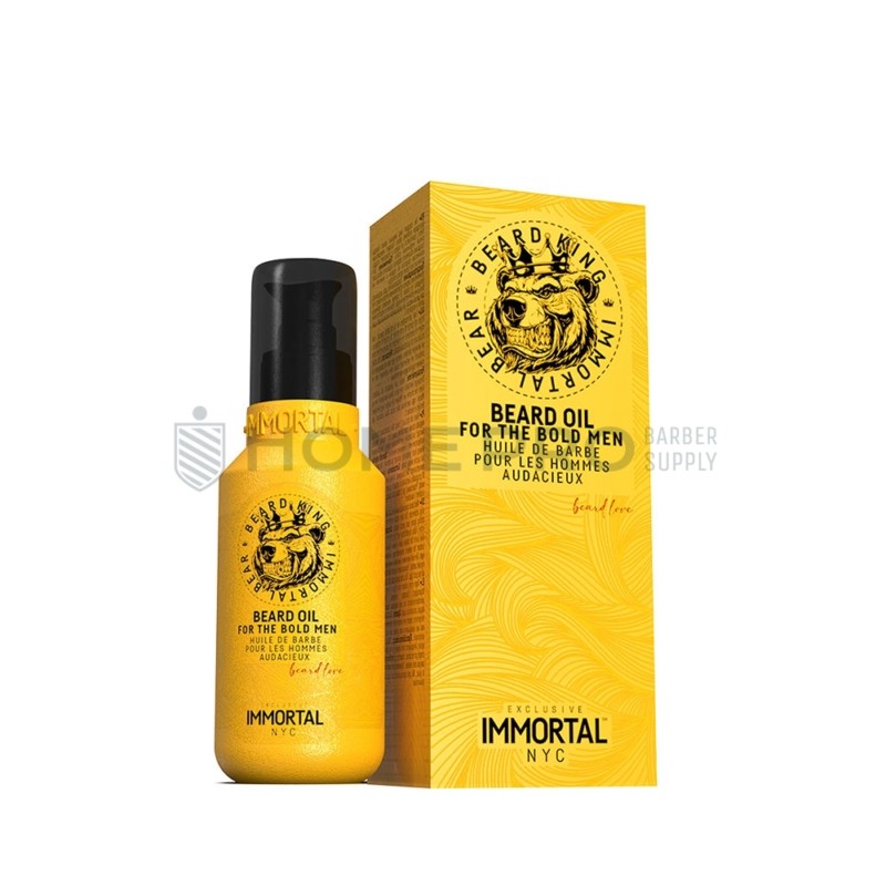 ÓLEO PARA BARBA IMMORTAL NYC BEARD KING BEARD OIL FOR THE BOLD MEN 100ML