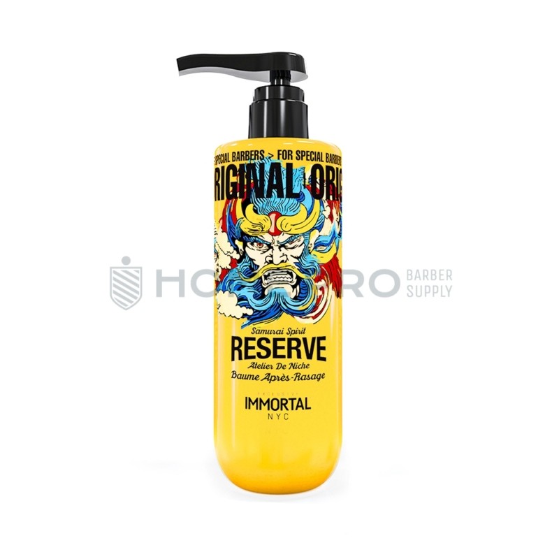 LOCÇÃO PÓS-BARBA IMMORTAL AFTER SHAVE SAMURAI-AMARILLO