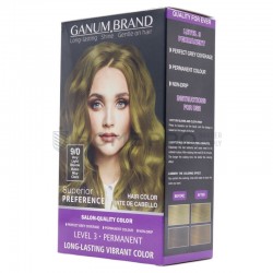 Ganum brand hair color 9/0 louro muito claro