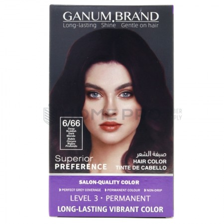Tintura para cabelo da marca Ganum, 6/66 Loiro Avermelhado
