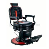 SILLÓN DE BARBERÍA LM PRO CON DETALLES EN ROJO