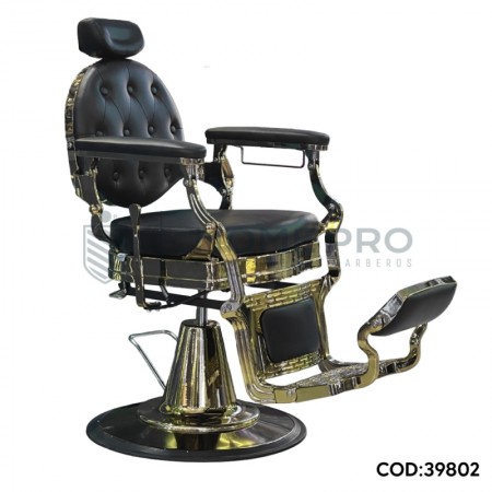 CADEIRA LM PRO 81033 DOURADO C/ PRETO