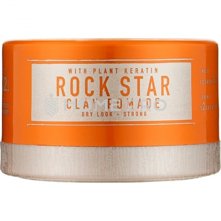 Pasta modeladora de argila para cabelo, efeito fosco