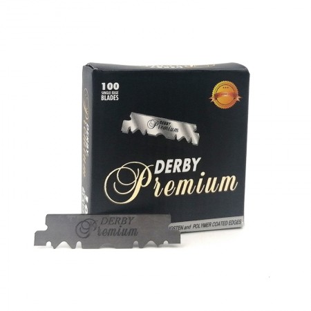 LÂMINAS DE BARBEAR DERBY PREMIUM MEIA LÂMINA