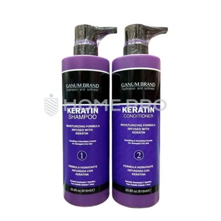 Shampoo da marca Ganum, 1 615ml