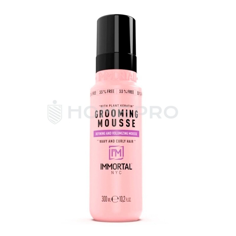 MOUSSE DE PEINADO IMMORTAL NYC GROOMING MOUSSE DEFINING AND VOLUMIZING 300ML