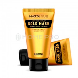 MÁSCARA FACIAL DOURADA IMMORTAL INFUSE GOLD MASK DEEP CLEANSING & PEEL-OFF 150ML