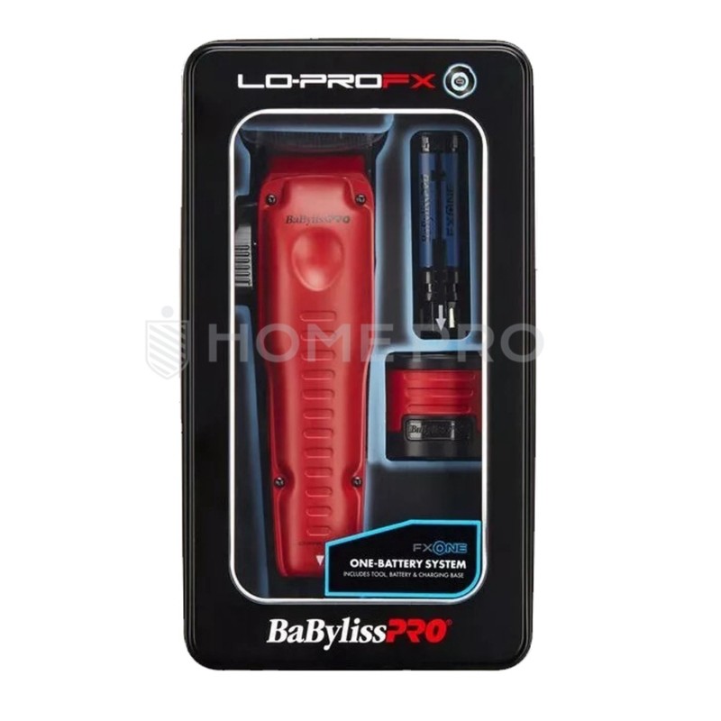 MÁQUINA DE CORTAR CABELO BABYLISS LO-PRO FX ONE *VERMELHO*