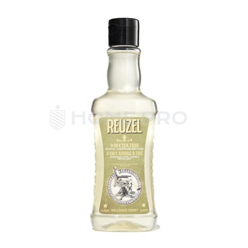 Reuzel shampoo 3 in 1 tea tree 350ml
