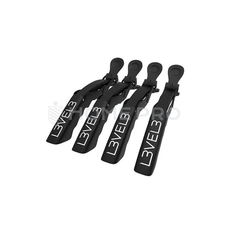 L3vel croc clips 4pcs clipe de crocodilo