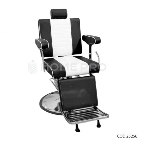 Silla lmpro 3005b negro c/ franja crema