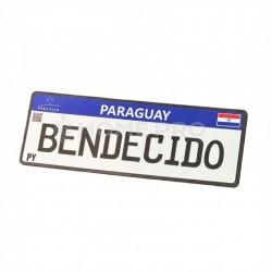 Placa decorativa abençoada