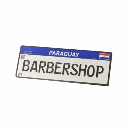 Chapa Decorativa Barbershop