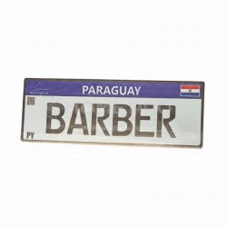 Chapa Decorativa Barber