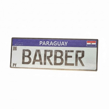 Chapa Decorativa Barber